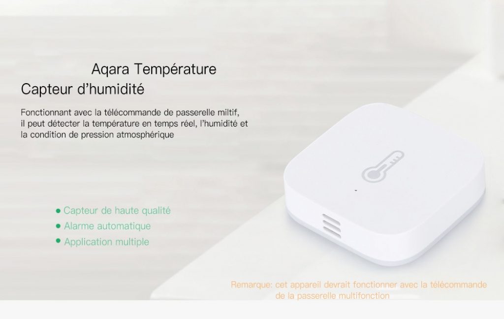 Aqara WSDCGQ11LM Temperature Humidity Sensor - Milk white