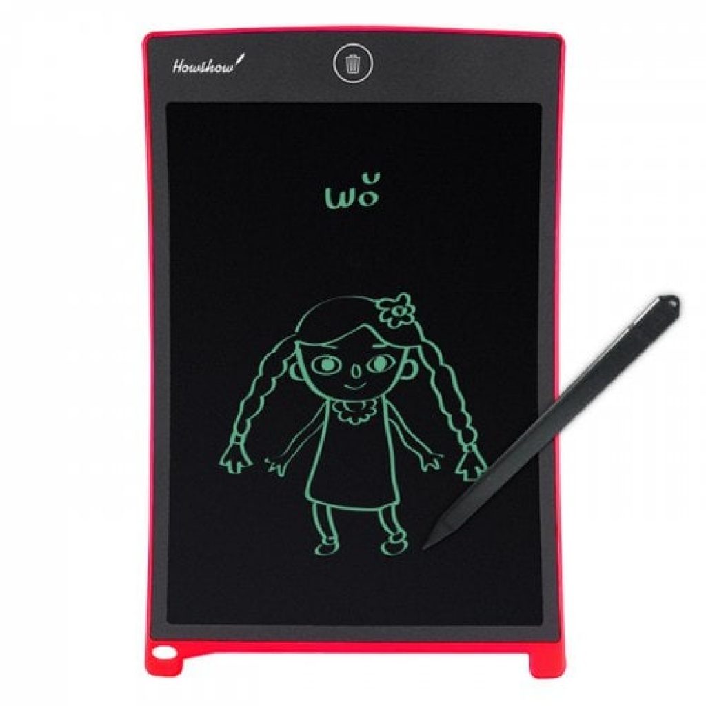 HOWSHOW 8.5 Inch Magic LCD Electronic Drawing Tablet Red Les Bons