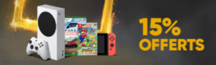 15% offerts pour l’achat d’une Switch et d’un jeu ou accessoire