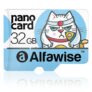 Alfawise 32GB Micro SD Class 10 UHS-1 Memory Card – LIGHT BLUE