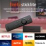 Fire TV Stick Lite avec télécommande vocale Alexa | Lite (sans boutons de contrôle de la TV), Streaming HD