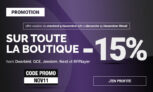 #BONPLANDUJOUR -15% sur toute la boutique domotique Domadoo !