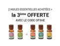 2 HUILES ESSENTIELLES ACHETÉES = 3E HUILE OFFERTE