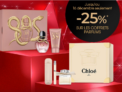 Profitez de -25% sur les coffrets parfums