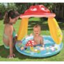 INTEX Piscine gonflable enfant / bébé pataugeoire Carree Champignon