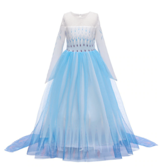 Robe de princesse enfants reine des neiges 2